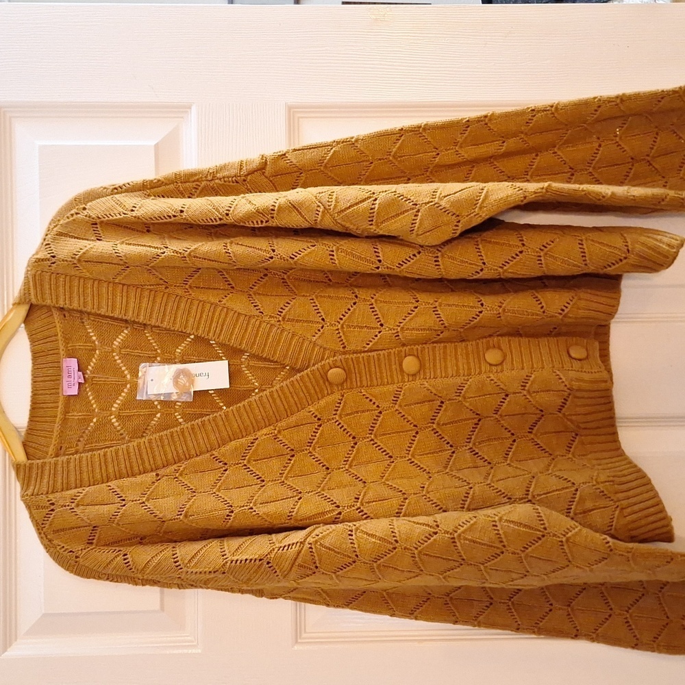 Miami for Francesca's cardigan XLG NWT